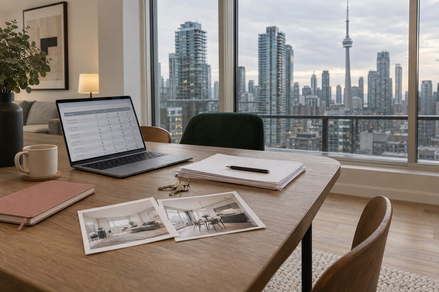 Toronto landlord application review workspace